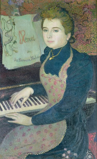 Marthe at the Piano or, Minuet of Princess Maleine by Maurice Denis